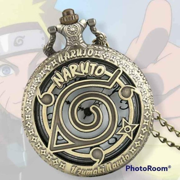 Naruto Pocket Watch NEW Gift - Picture 1 of 4